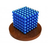 Куб из магнитных шариков 5 мм (голубой), 216 элементов