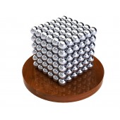 Куб из магнитных шариков 5 мм (серебрянный), 216 элементов